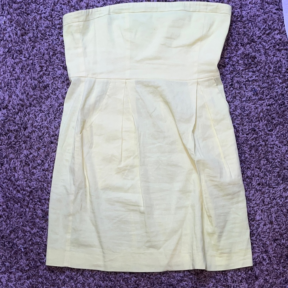 Neon yellow Theory dress